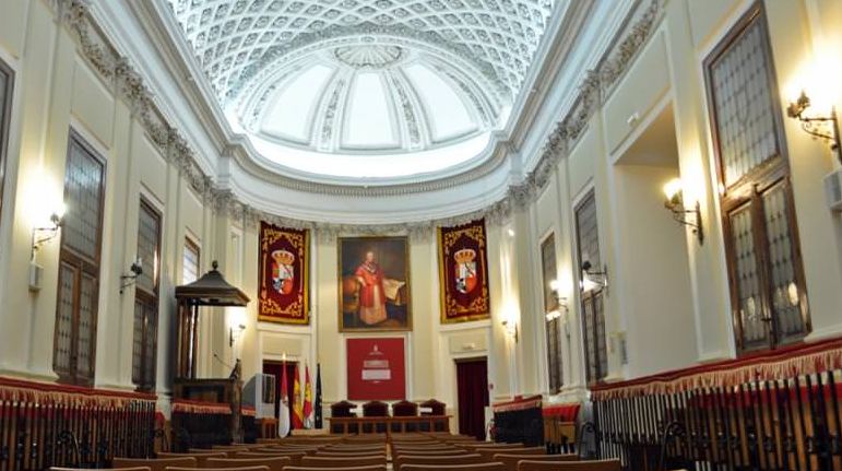 Lectura en el Paraninfo del Palacio Universitario