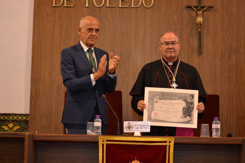 Nombramiento de Académico Honorario al Sr. Arzobispo de Toledo, Excmo. y Rvdmo. Sr. D. Francisco Cerro Chaves.